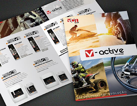 Criação - Folder Produtos VCI Brasil